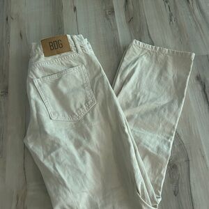 BDG Light Beige Corduroy Trousers